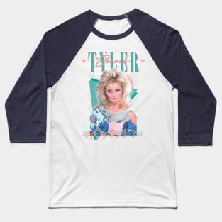 Bonnie Tyler \/\/ 80s Aesthetic Fan Art Design Baseball T-Shirt